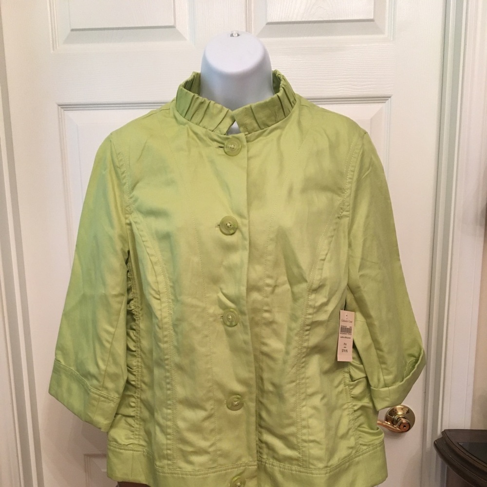 COLDWATER CREEK RUFFLE JACKET (NWT)